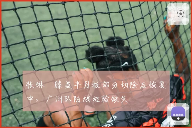 张琳芃膝盖半月板部分切除后恢复中，广州队防线经验缺失